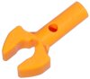 Bar   1L with Clip Mechanical Claw - Cut Edges and Hole on Side Orange