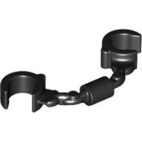 Minifigure, Utensil Handcuffs Black