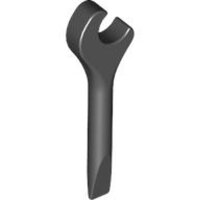 Minifigure, Utensil Tool Spanner Wrench / Screwdriver Black