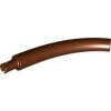 Dinosaur Tail / Neck Middle Section with Bar Hole and Technic Pin Reddish Brown