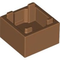 Container, Box 2x2x1 - Top Opening with Flat Inner Bottom...