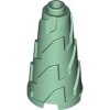 Cone 2x2x3 Jagged - Step Drill Sand Green