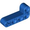 Technic, Liftarm, Modified Bent Thick L-Shape 2x4 Blue