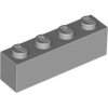 Brick 1x4 Light Bluish Gray