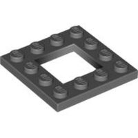 Plate, Modified 4x4 with 2x2 Open Center Dark Bluish Gray