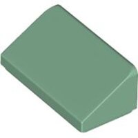 Slope 30 1x2x2/3 Sand Green