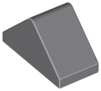 Slope 45 2x1 Double with Bottom Stud Holder Dark Bluish Gray