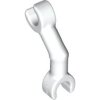 Arm Skeleton, Bent with Clips at 90 degrees (Vertical Grip) White