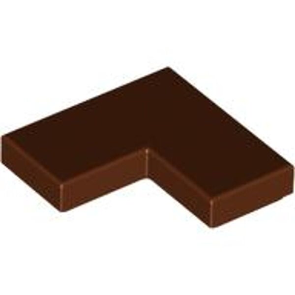 Tile 2x2 Corner Reddish Brown