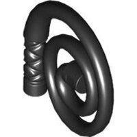 Minifigure, Weapon Whip Coiled Black