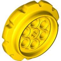 Technic Tread Sprocket Wheel Large Yellow