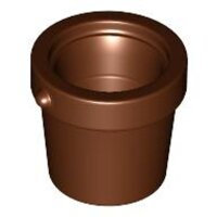 Minifigure, Utensil Bucket 1x1x1 Tapered with Handle...