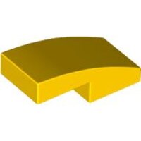 Slope, Curved 2x1x2/3 Yellow