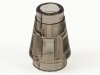 Cone 1x1 with Top Groove Trans-Brown (Old Trans-Black)
