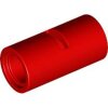 Technic, Pin Connector Round 2L with Slot (Pin Joiner Round) Red