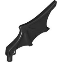 Minifigure Wing Bat Style Black