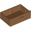 Container, Cupboard 2x3 Drawer Medium Nougat