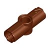 Technic, Axle and Pin Connector Angled #2 - 180 degrees Reddish Brown