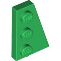 Wedge, Plate 3x2 Right Green