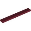 Tile 1x8 Dark Red