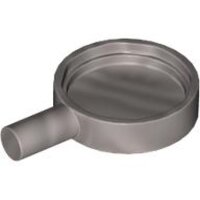 Minifigure, Utensil Frying Pan Flat Silver