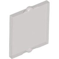 Glass for Window 1x2x2 Flat Front Trans-Black