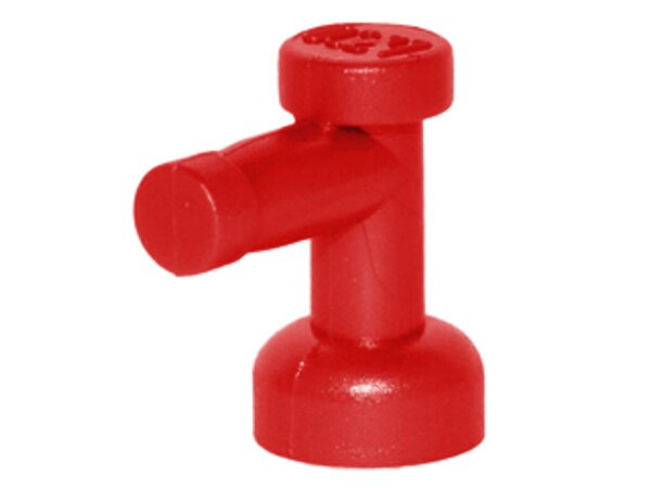 Tap 1x1 without Hole in Nozzle End Red
