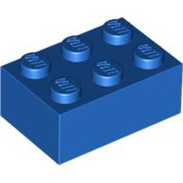 Brick 2x3 Blue