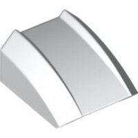 Slope, Curved 2x2 Lip White
