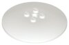 Dish 6x6 Inverted (Radar) - Solid Studs White