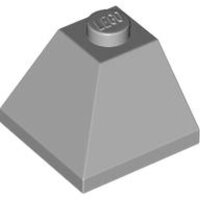 Slope 45 2x2 Double Convex Corner Light Bluish Gray