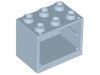 Container, Cupboard 2x3x2 - Hollow Studs Sand Blue