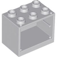 Container, Cupboard 2x3x2 - Hollow Studs Light Bluish Gray