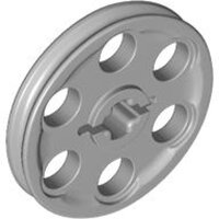 Technic Wedge Belt Wheel (Pulley) Light Bluish Gray