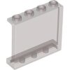 Panel 1x4x3 with Side Supports - Hollow Studs Trans-Brown (Old Trans-Black)
