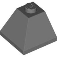Slope 45 2x2 Double Convex Corner Dark Bluish Gray