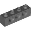 Technic, Brick 1x4 with Holes Dark Bluish Gray