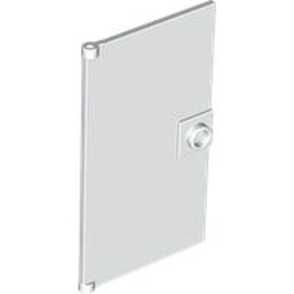 Door 1x4x6 with Stud Handle White
