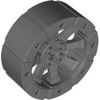 Wheel Wagon Viking with 12 Holes (55mm D.) Dark Bluish Gray