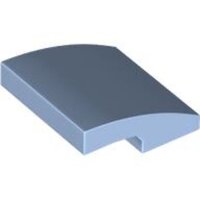 Slope, Curved 2x2x2/3 Bright Light Blue