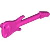 Minifigure, Utensil Musical Instrument, Guitar Electric Dark Pink