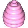 Cone 2x2x1 2/3 with Stacked Rings (Beehive / Cotton Candy) Bright Pink