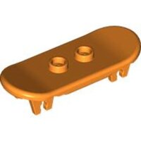 Minifigure, Utensil Skateboard Deck Orange