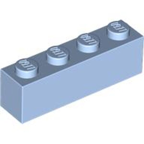 Brick 1x4 Bright Light Blue