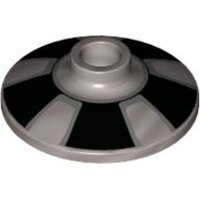 Dish 2x2 Inverted (Radar) with Black Trapezoids Hubcap...