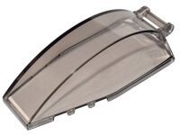 Windscreen 8x4x2 Curved with Bar Handle Trans-Black