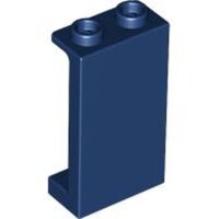Panel 1x2x3 with Side Supports - Hollow Studs Dark Blue