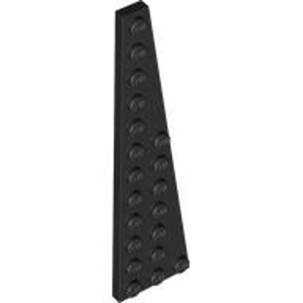 Wedge, Plate 12x3 Right Black