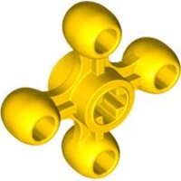 Technic Knob Cog / Gear / Wheel Yellow