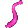 Elephant Tail / Trunk with Bar End - Long Straight Tip Dark Pink